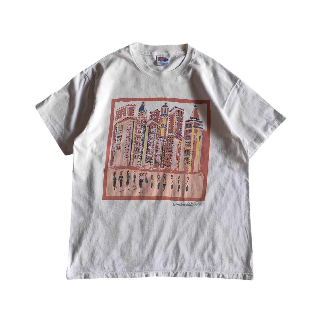 90's vintage 1991 Jim Sudduth Art Tee