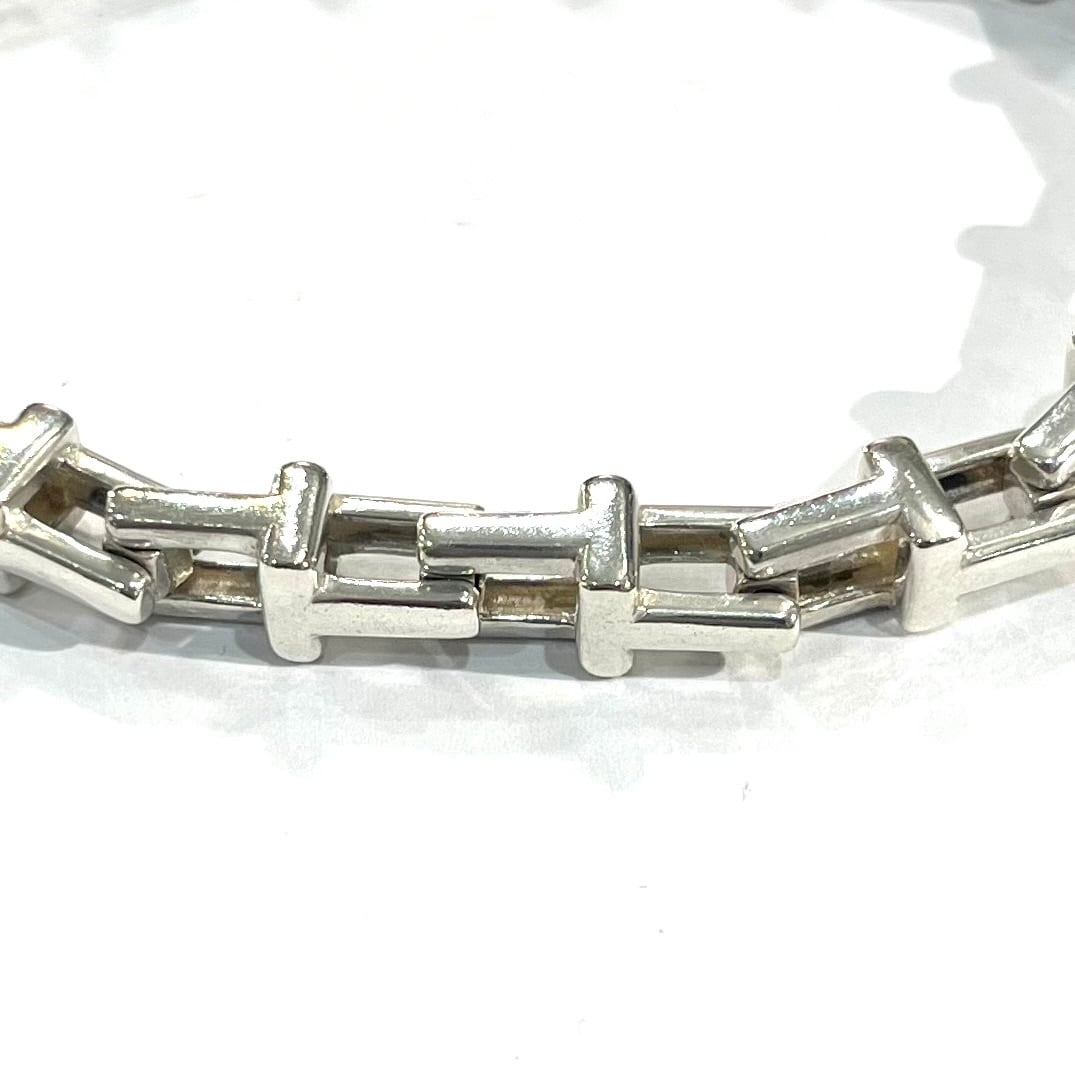 激レア【TIFFANY&CO. 】2616 ボリューム 重厚感Tモチーフ リンク