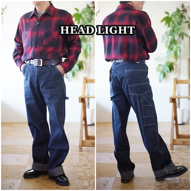 HEADLIGHT ヘッドライト　デニムペインターパンツ ジーンズ　東洋エンタープライズ　42423　ワークパンツ