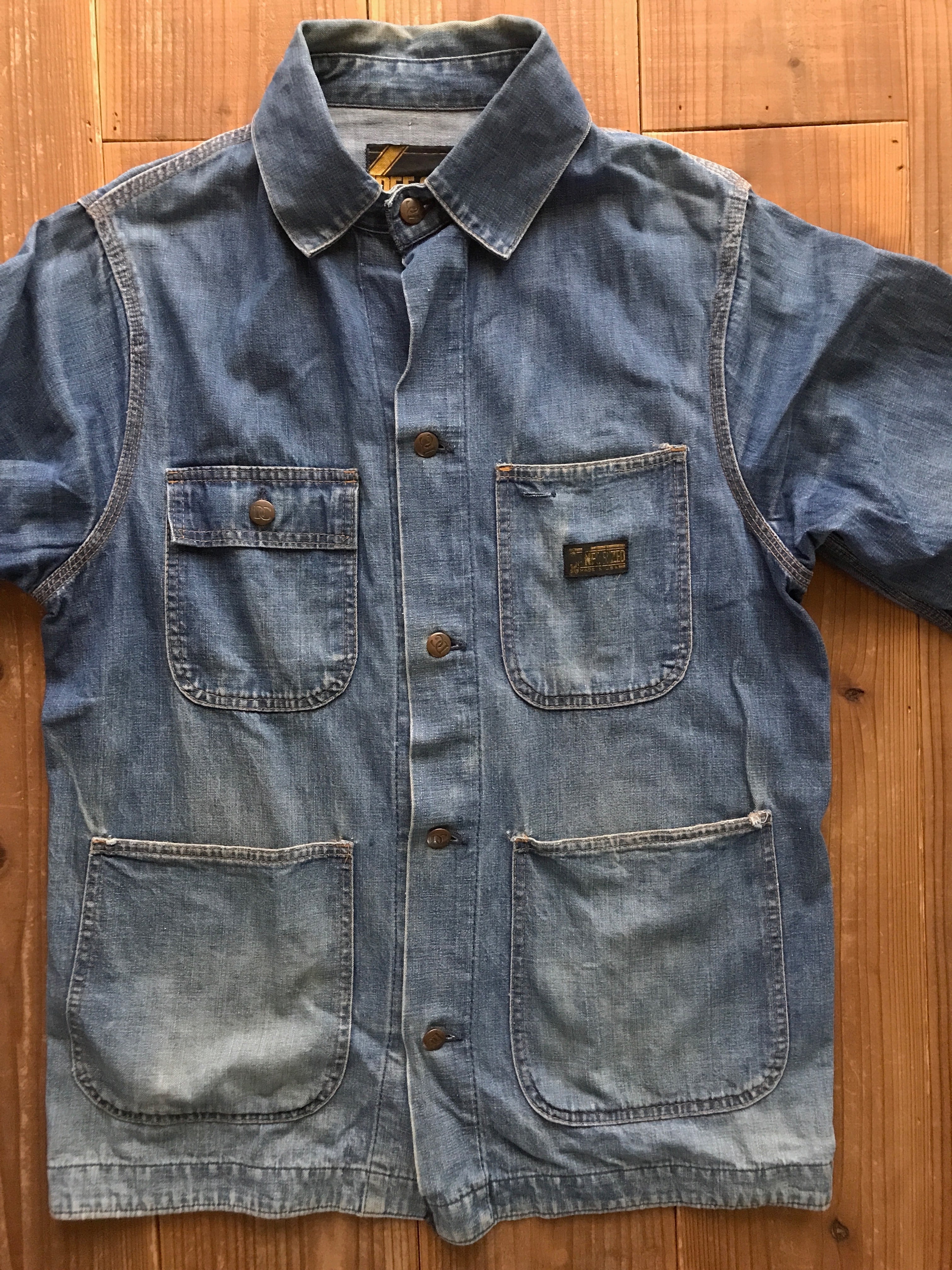 70's WASHINGTON DEE CEE デニムカバーオール　表記(S) 希少サイズ