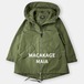 美品 MACKAGE マッカージュ 23AW MAIA マイア オーバーサイズ フーテッド モッズコート カーキ M / J&NREUSE レディース アウター