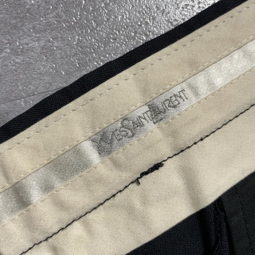 00s Yves Saint Laurent black slacks 詳細写真11