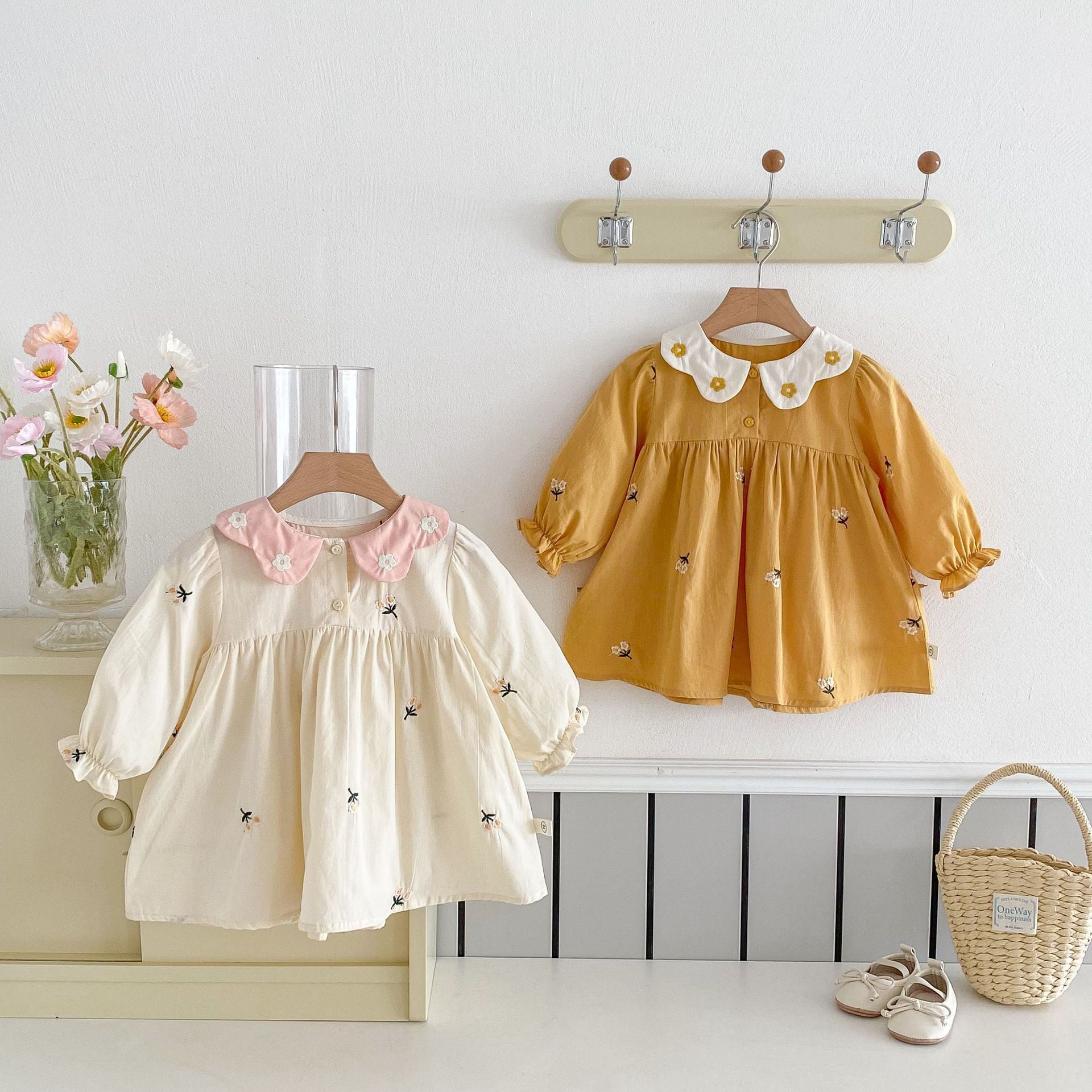 【BABY&KID】秋新作 花柄ワンピース