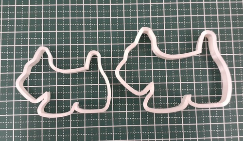 クッキー型 ウエスティ ホワイトテリア 子犬 大小2点セット