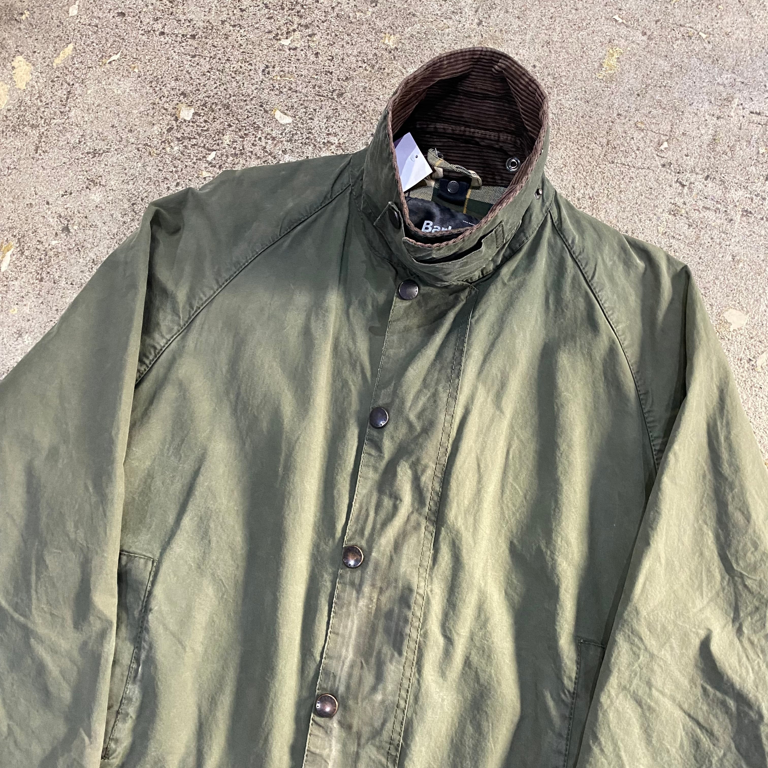 【ハルキの古着】00s Barbour wool beaufort S 00s Barbour BEAUFORT oiled jacket【仙台店】 | What'z up