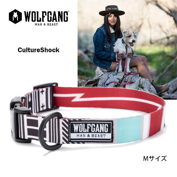 CultureShock COLLAR Mサイズ 首輪 WOLFGANG ウルフギャング アメリカ 中型犬