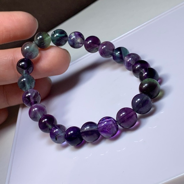 A58.美しい色合い♪グラデーションフローライト ブレスレット