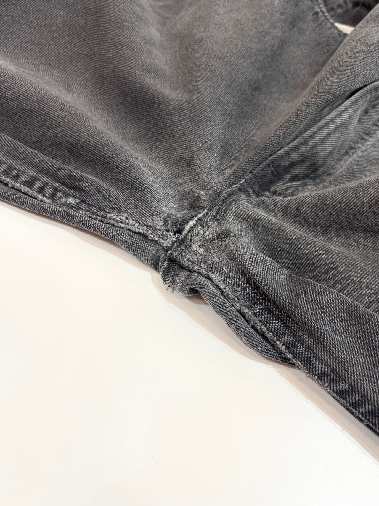 80s Levi’s 505 BLACK DENIM PANTS MADE IN USA Size W36L30→W35L29.5