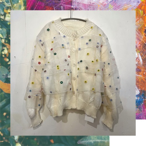 select 21083：flower cardigan