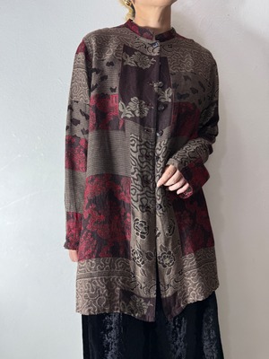 90’s USA made china  design jacquard jacket