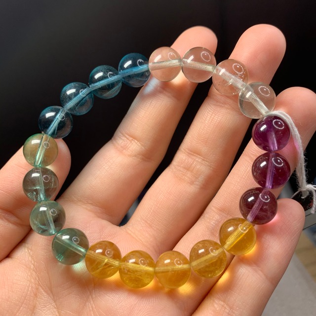 f08・2本限定✩キャンディフローライトブレスレット