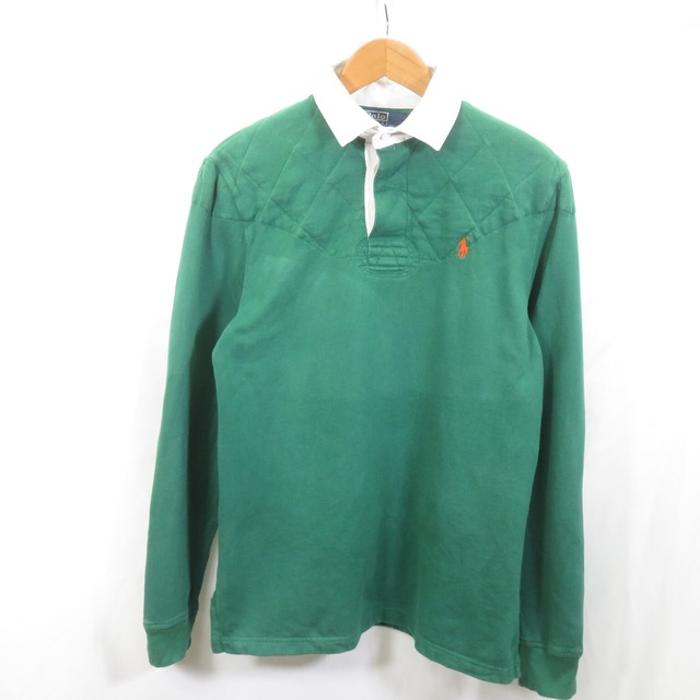 90s Polo Ralph Lauren ラガーシャツ sizeM/ラルフローレン 0904