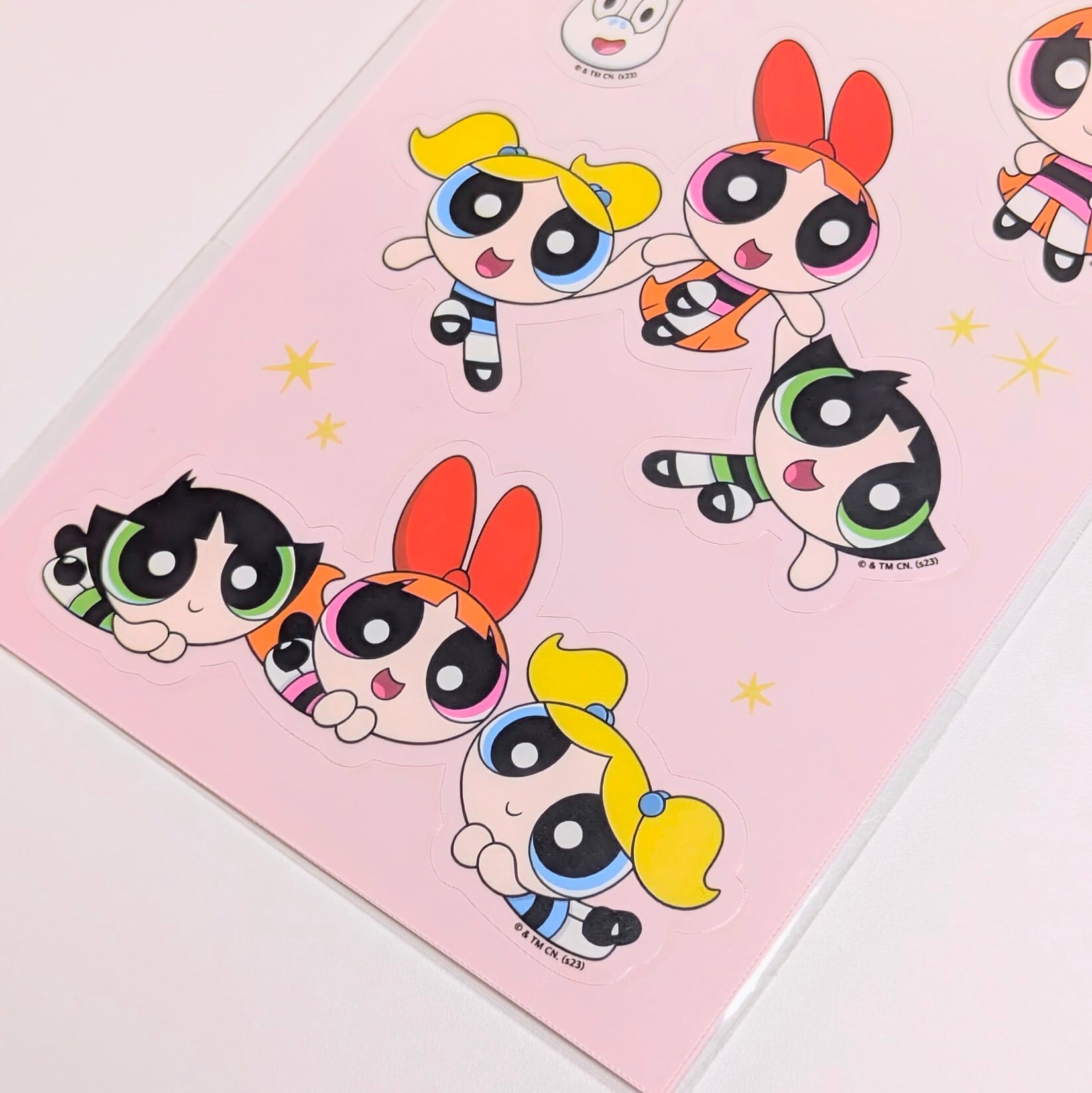 送料無料!【 The Powerpuff Girls / パワーパフガールズ 】STICKER(ステッカー) KOREA LIMITED 〚アメリカン雑貨 アメトイ〛