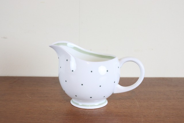 スージークーパー　レイズドスポット　クリーマー　ミルクジャグ　Susie Cooper　イギリス　ヴィンテージ　に1284