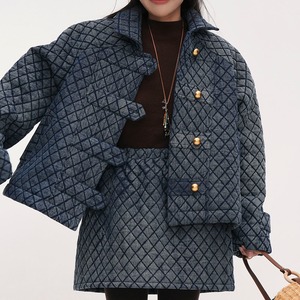 Quilted Check Short Outerwear　2litr06031