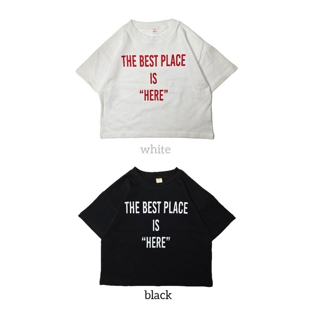 【取寄】bymimi｜here tee｜ヒアT｜S-JM｜kids&jr｜26 spring