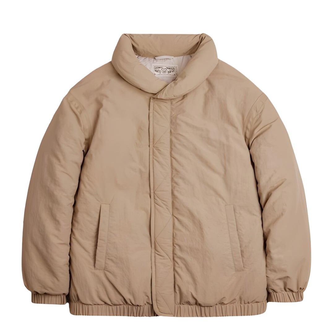 アメリカン 中綿ショールカラーナイロンジャケット S1553