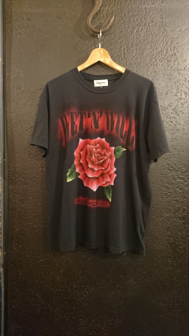 A PUZZLING HOME "WET "N" WILL TEE" Black Color