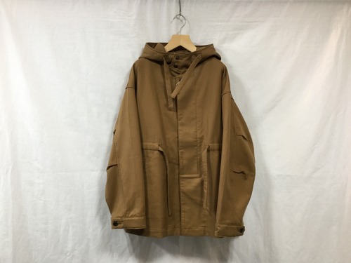 UNIVERSALS PRODUCTS.”COTTON HOODED COAT CAMEL”