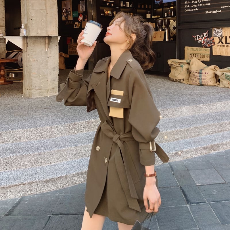 トレンチコート レディース レディーストレンチコート ショート ショート丈 スプリングコート 春 秋 冬 コート 春秋 コート レディースコート Viento