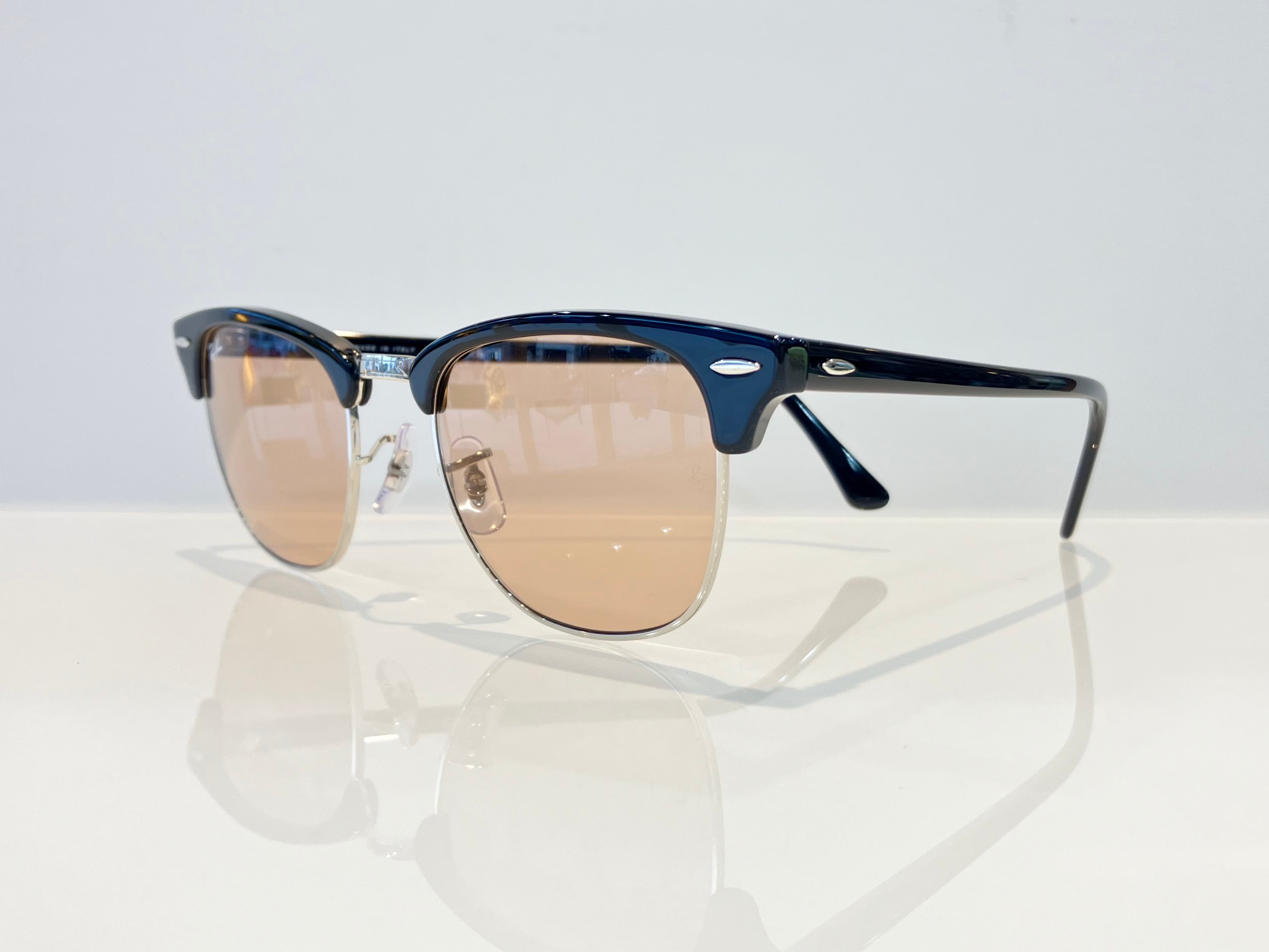 Ray-Ban 0RB3016 Clubmaster ブラック/ピンク | めがね工房中代