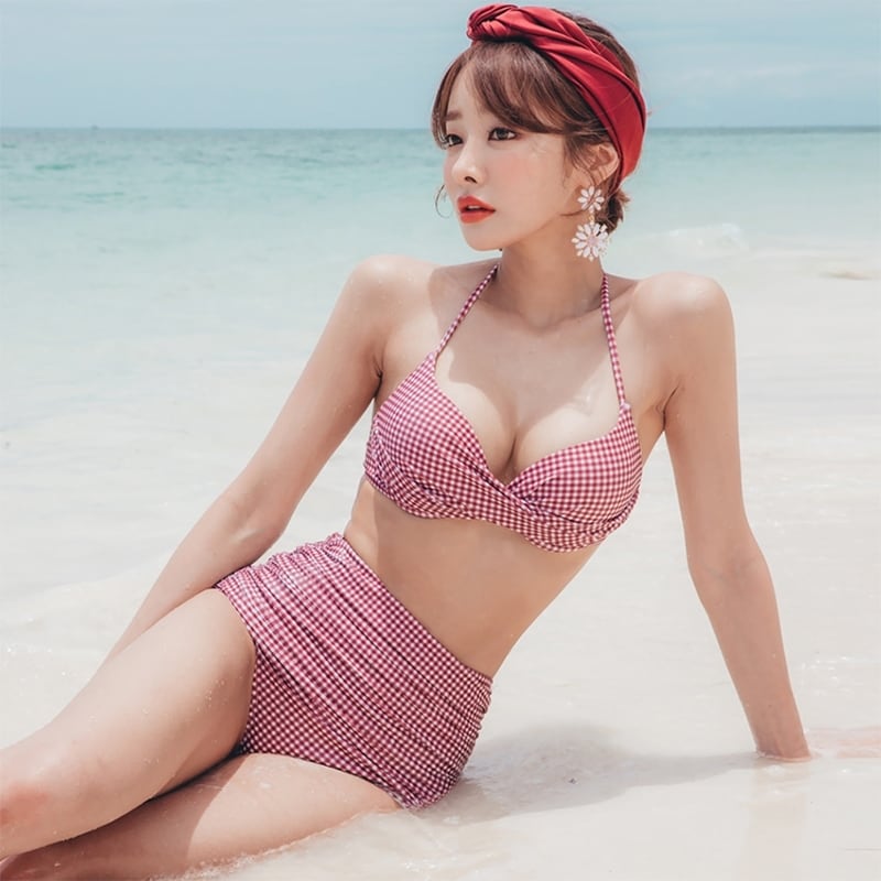 水着 ビキニ タンキニ セクシービキニ 体系カバー水着 セパレート ハイ