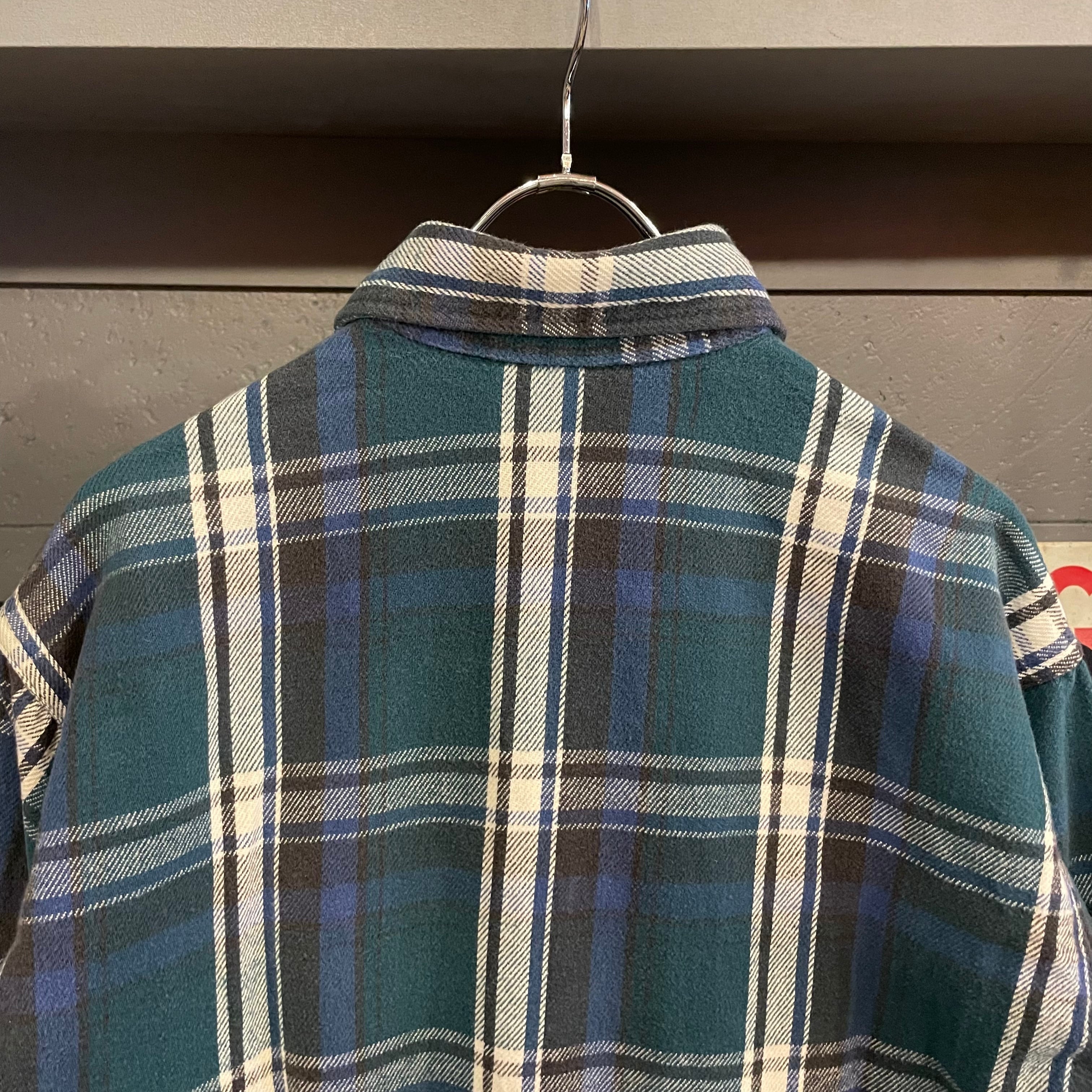 80s ST JOHN'S BAY L/S Flannel Shirt | VOSTOK