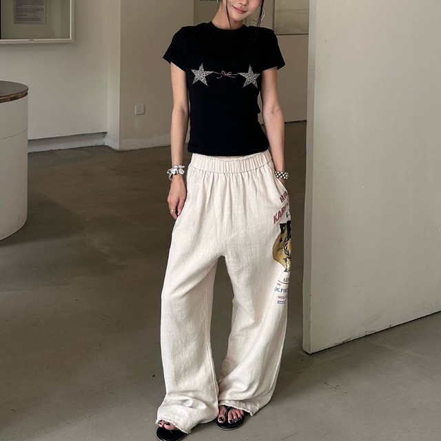 retro graphic pants　レトログラフィックパンツ　J2092