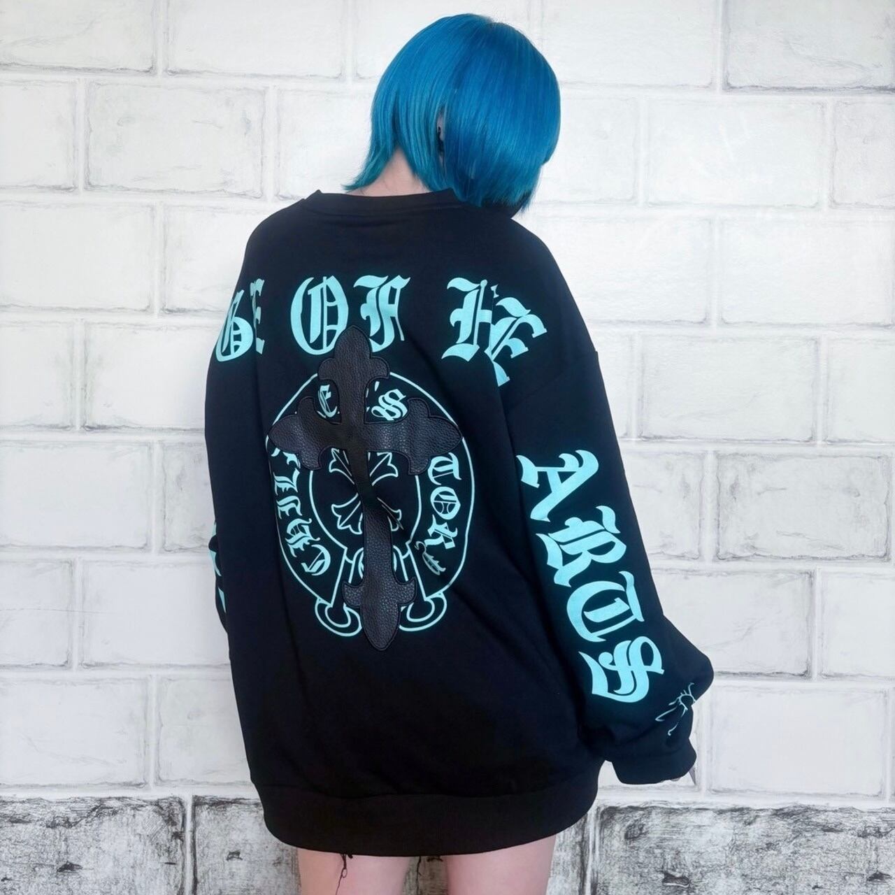 【ye(J)ow/YELLOW J】バックアーチ SWEAT 145612  knit ストリート ブランド メンズ レディース ユニセックス ニット