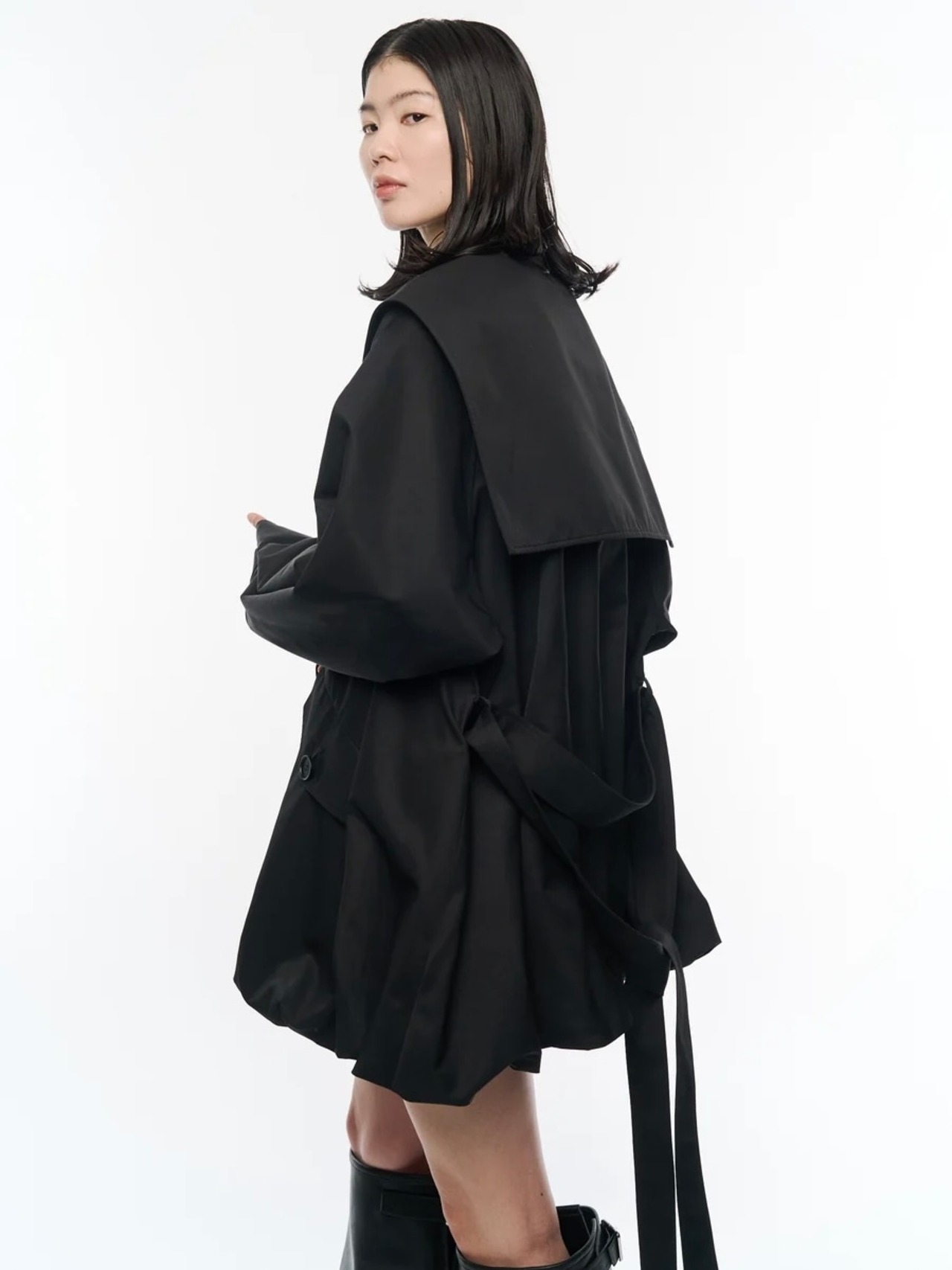 【26AW | WOMEN】POOLDE プールデ / コート / Sailor Dress Trench  PLD-26AW-CO02 - 7