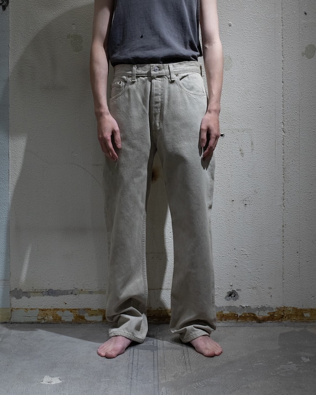 #D r_____work made for KATATCHI / 1990s "Levi's" 505 Made In USA , Vegetable dyeing denim trousers