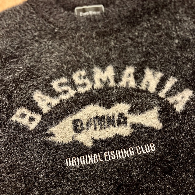 【DeepRangebybassmania】Arch Logo Jacquard Knit［BLK］［LIMITED］