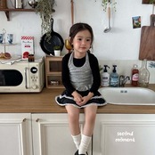 韓国子供服 / 26Autumn / 〖取寄〗second moment / シュガードットホルターネック / キッズ服 / 女子服 *XS~JL*