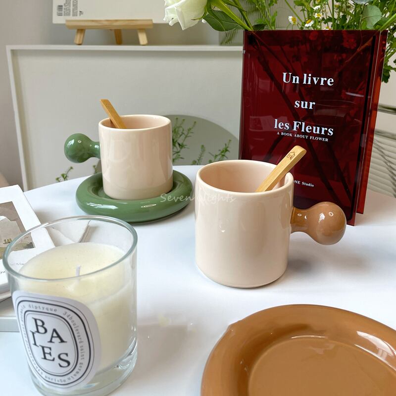 【CUP】韓国風カップ&プレートセット