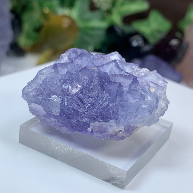 4.幻想的な色合い☆ヤオガンシャン産・ブルーフローライト原石