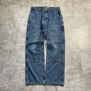 20s メキシコ製 デニム ダブルニー Carhartt カーハート 34×34