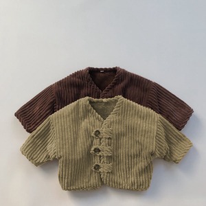 【BABY&KID】冬作コーデュロイ厚手ジャケット