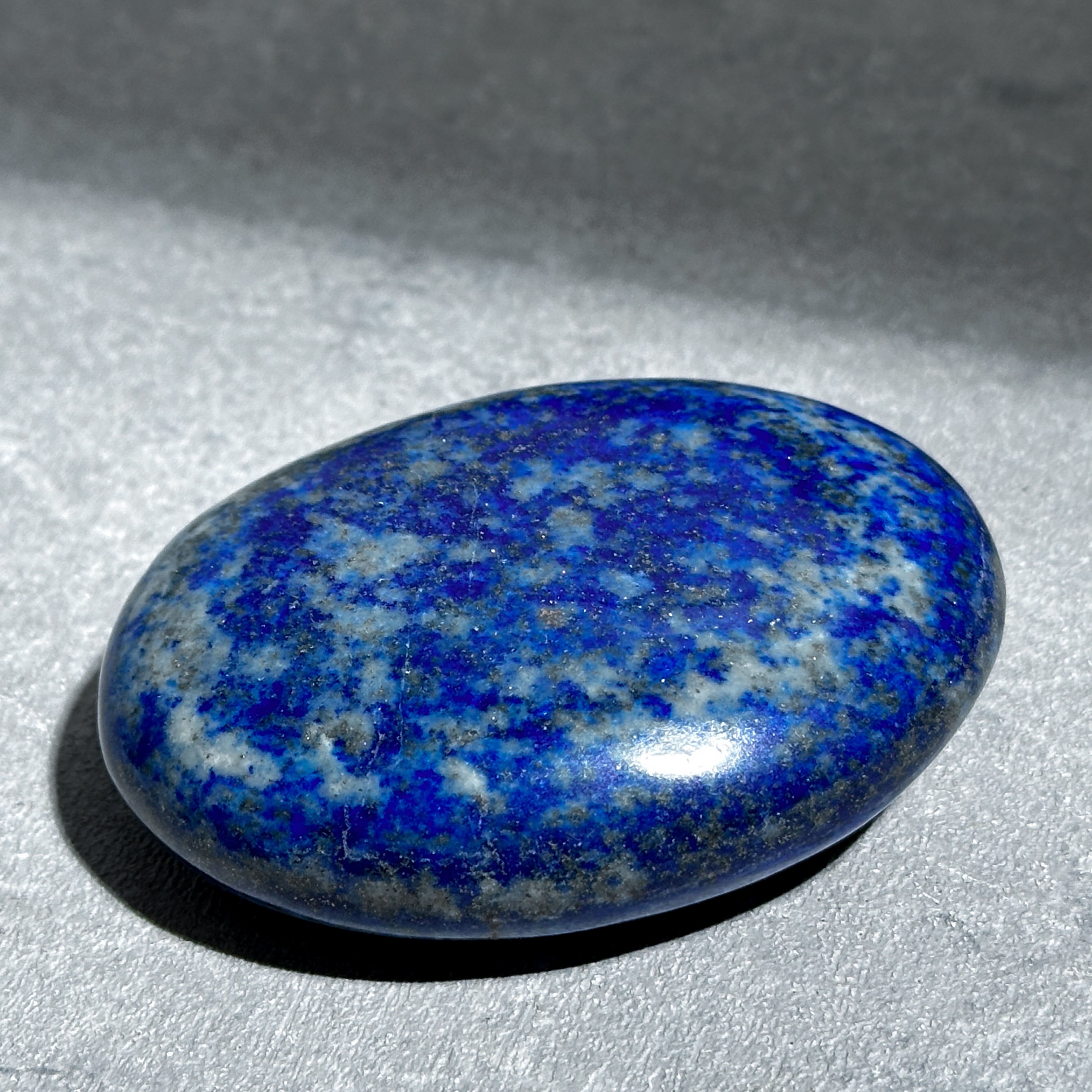ラピスラズリ パームストーン78◇Lapis Lazuli◇天然石・鉱物