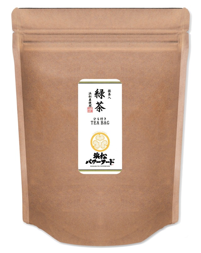 ひも付き 抹茶入り 緑茶 TEA BAG 2.5g×50コ入 125g