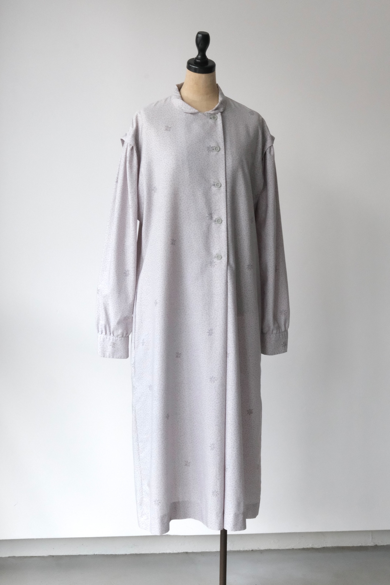 Marimekko floral print lavender gray dress