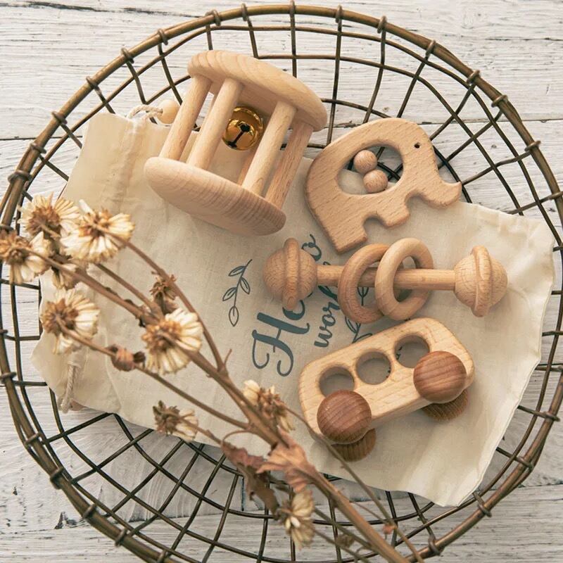 wooden toysset
