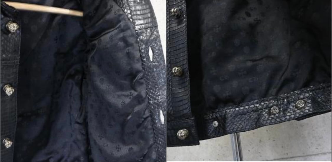 CHROME HEARTS クロムハーツ パイソン クラシックジーン レディース