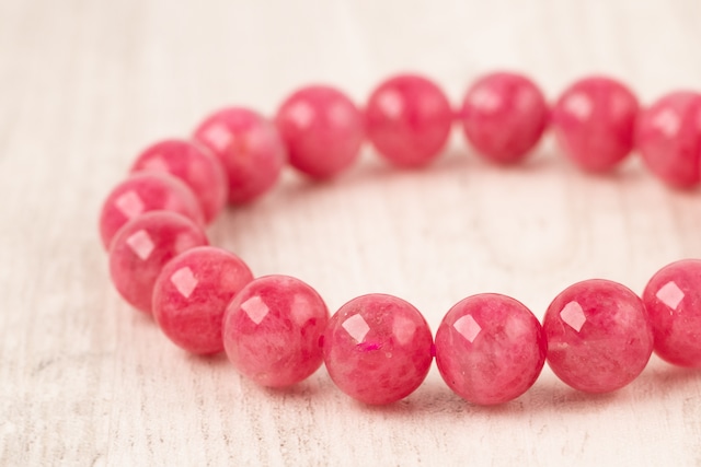 ◆一点物◆ ロードナイトシリカ ブレスレット 10mm