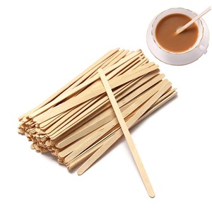 【努力特価】木製 マドラー 使い捨て コーヒーマドラー アイススティック棒 ウッド スティック 業務用 200本セット (11cm)