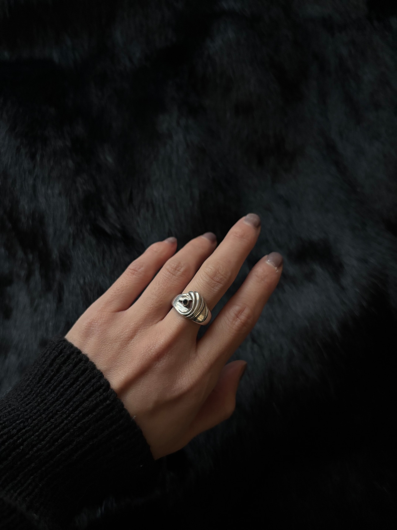 Silver 925 ring swirl-7-1