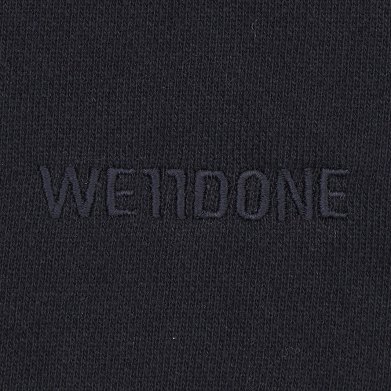 【WE11DONE】BLACK LAYERED DOUBLE STRING HOODIE - 6