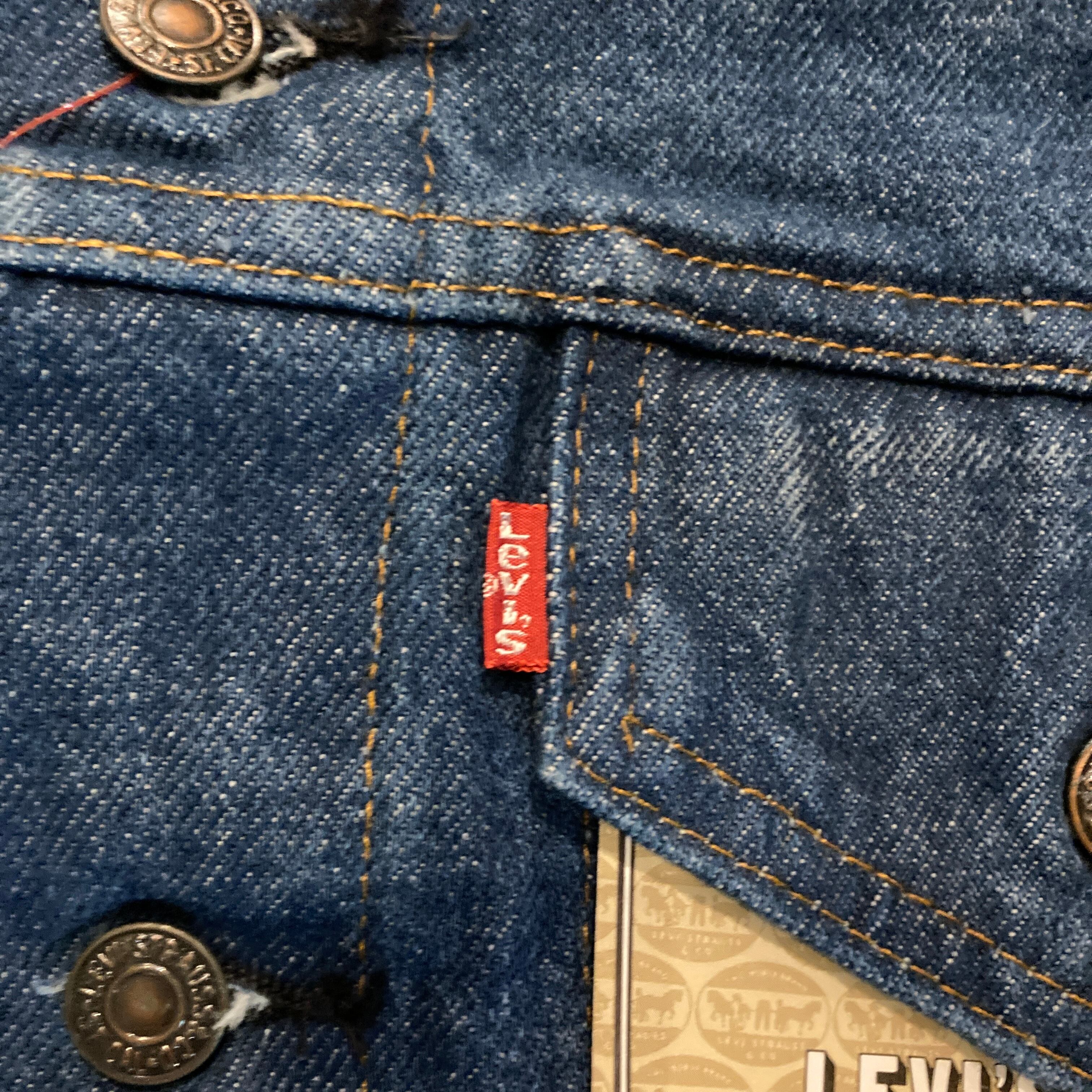 F461】80s Levi's 70505 small e size38 dead stock / 80年代製