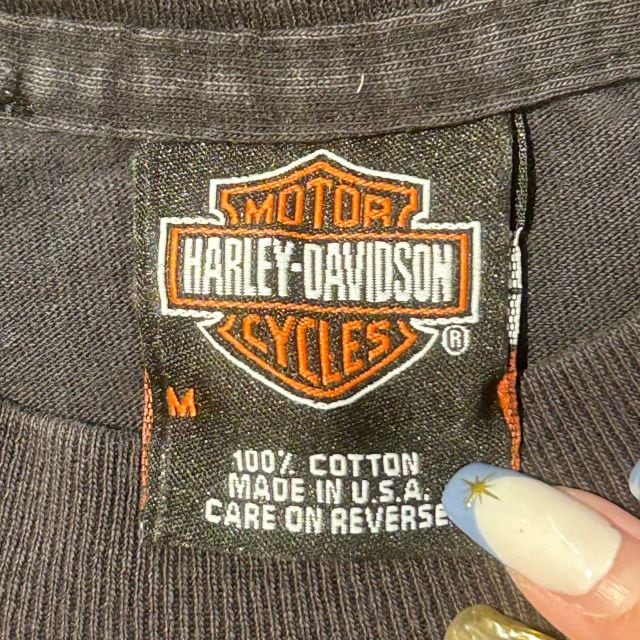 Harley-Davidson/ハーレーダビッドソン】USA製スパイダーロンT | 古着