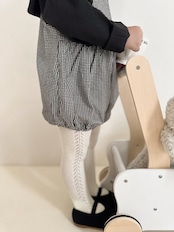 韓国子供服 / mimimarket / 26Autumn / チェックサロペット / 秋服 *S~M *