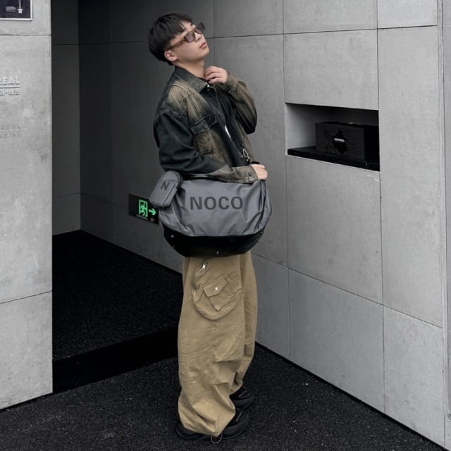 予約販売】ボストンバッグ ショルダー 2WAY シンプル ナイロン メンズ